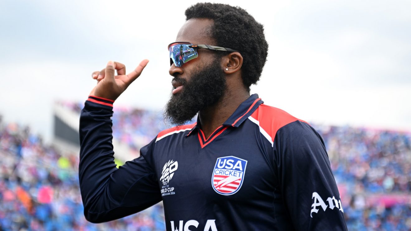 Aaron Jones plays cricket for USA