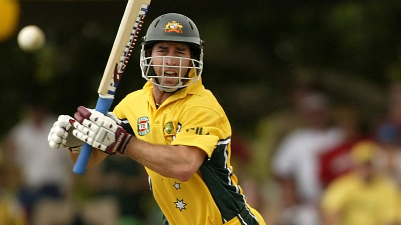 Michael Bevan bats for Australia