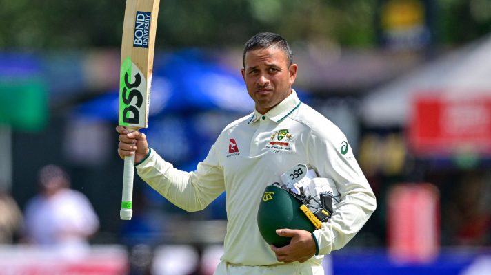 Usman Khawaja of Australia