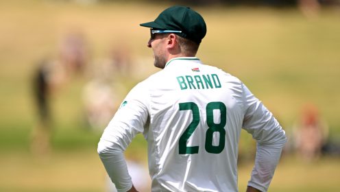 Neil Brand plays Test cricket for the Proteas