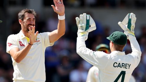 Mitchell Starc plays Test cricket