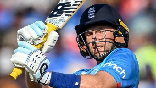 Joe Root bats in ODI cricket
