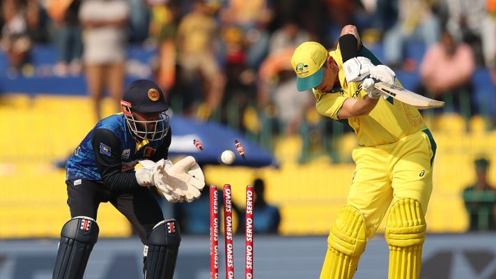 Steven Smith is bowled