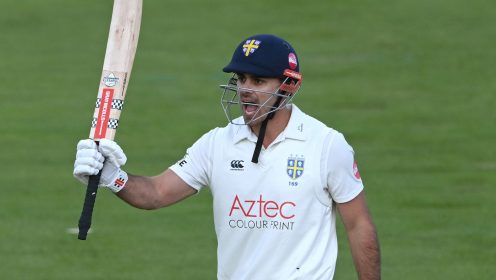 David Bedingham plays cricket