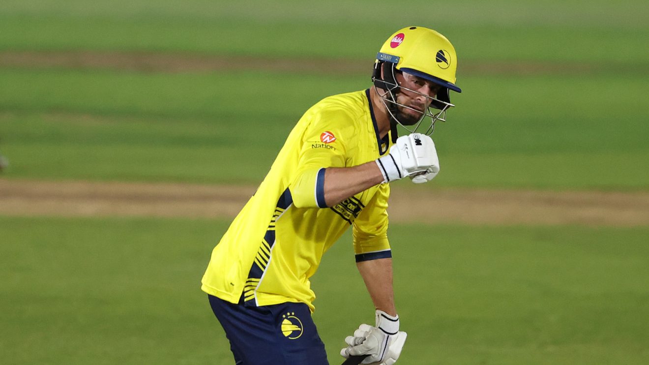 James Vince bats