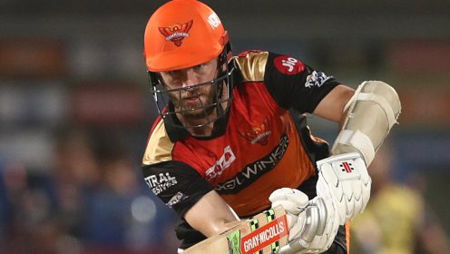 Kane Williamson bats in IPL
