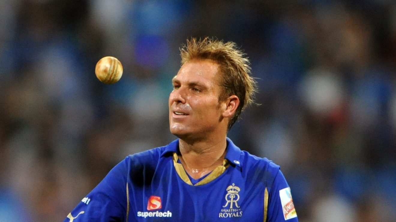 Shane Warne plays in the IPL