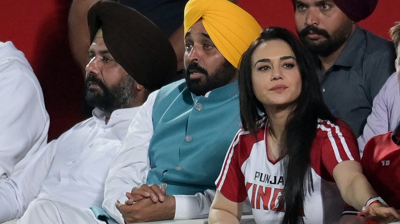 Preity Zinta at the IPL