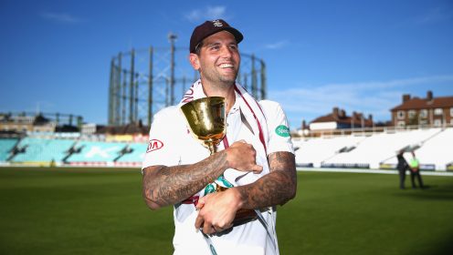 Jade Dernbach celebrates
