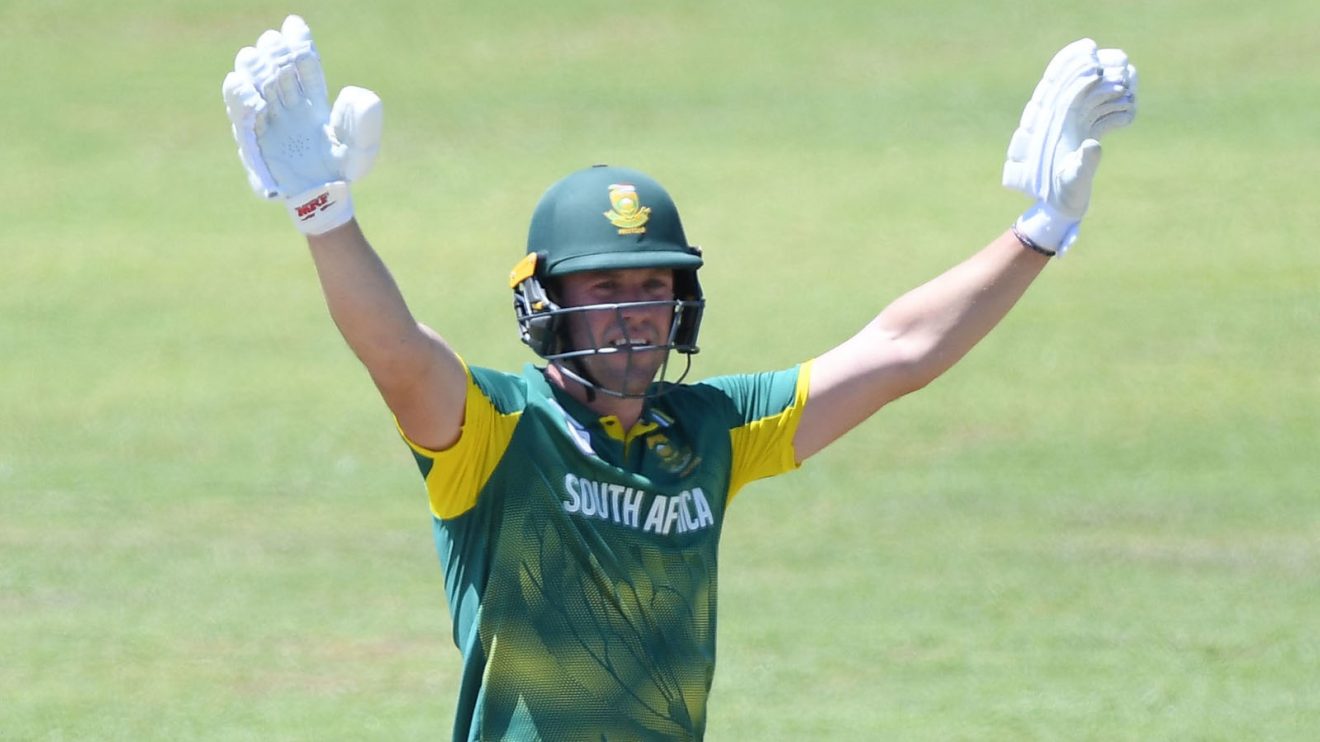 AB de Villiers plays cricket
