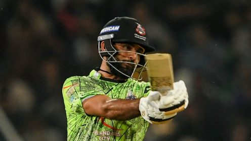 Fakhar Zaman plays in PSL