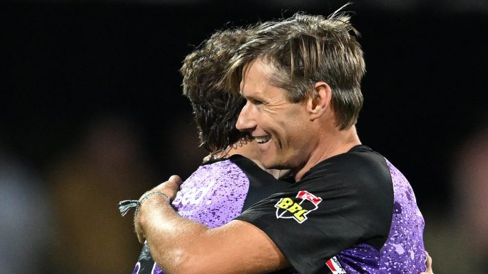 Caermon Gannon celebrates