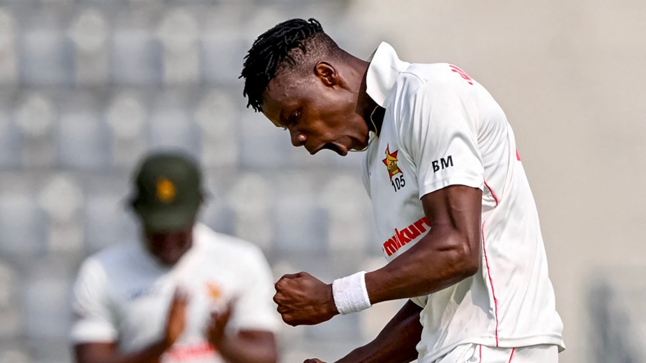 Zimbabwe celebrate in Test cricket