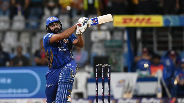 Rohit Sharma bats in IPL