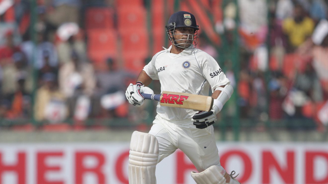 Sachin Tendulkar bats in Test cricket