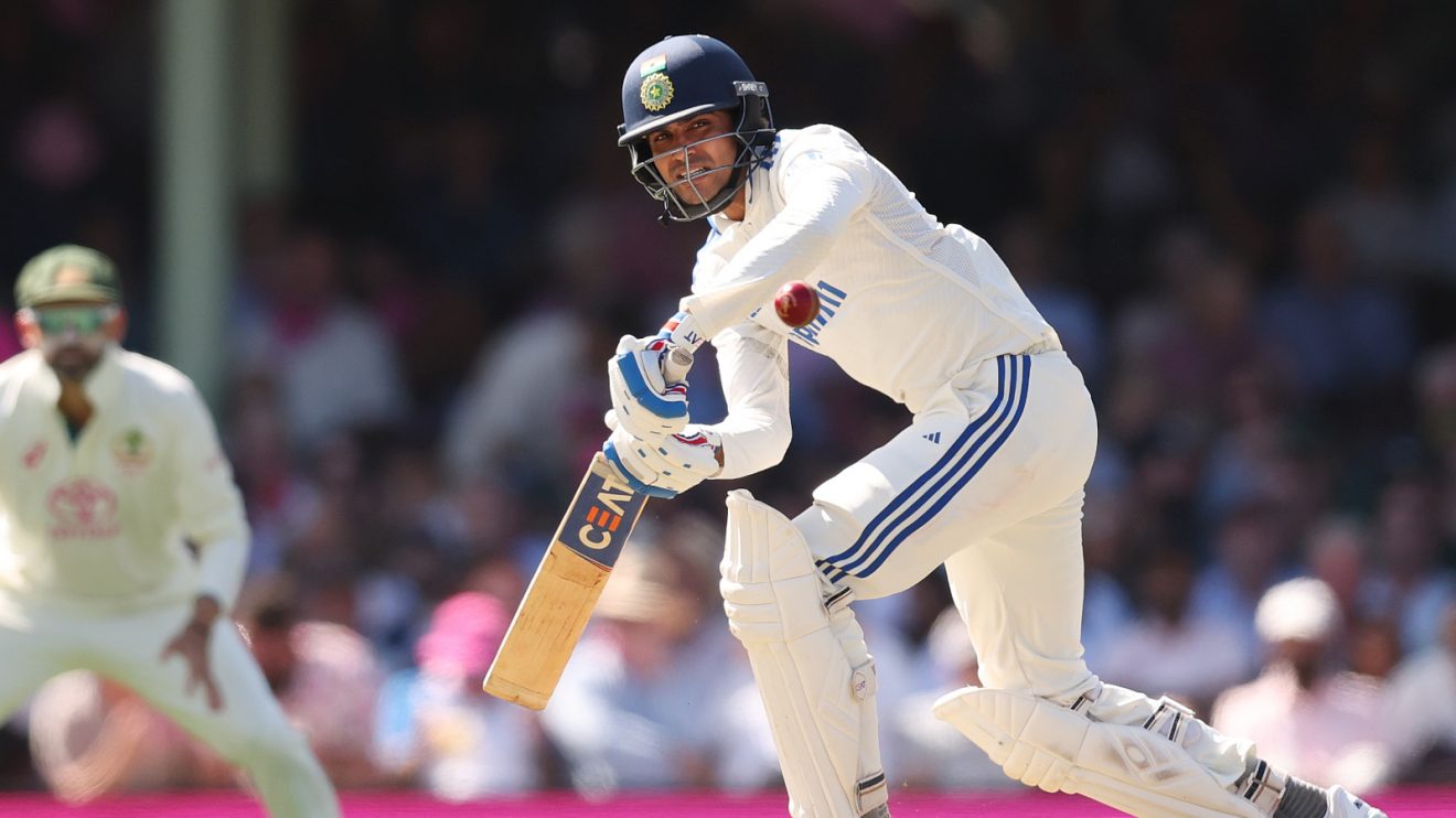 Shubman Gill bats in Test cricket