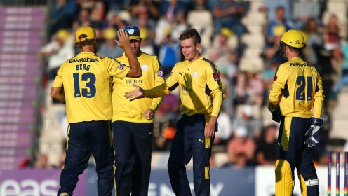 Hampshire celebrate
