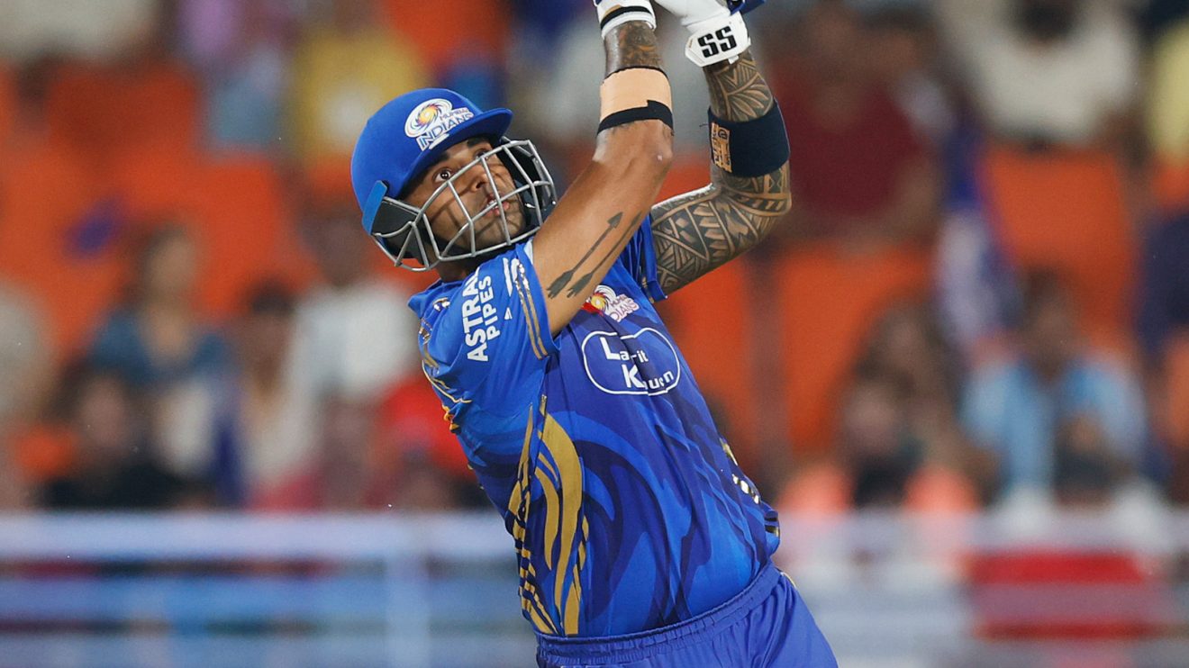 Suryakumar Yadav hits