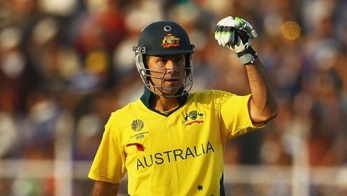 Ricky Ponting celebrates