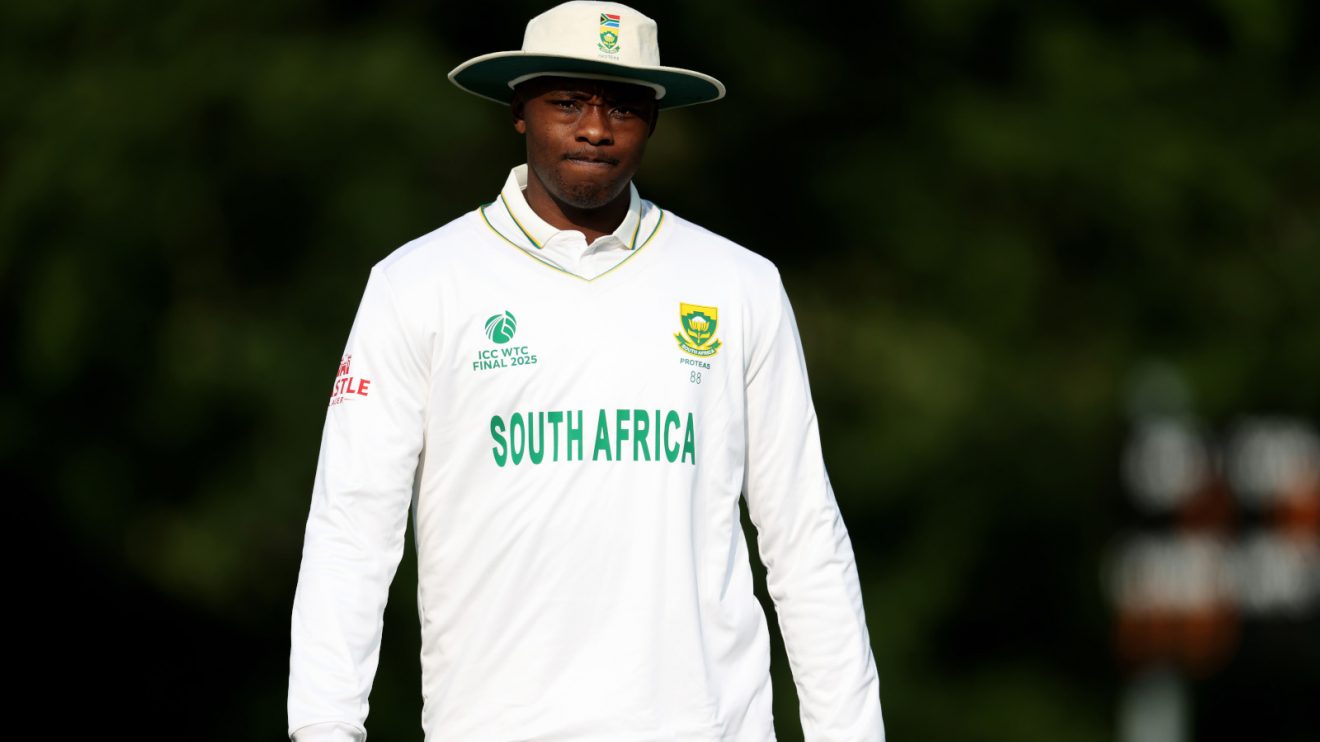 Kagiso Rabada in Test whites