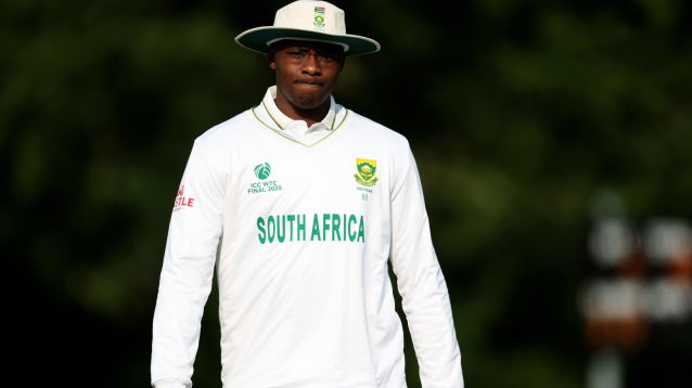 Kagiso Rabada in Test whites