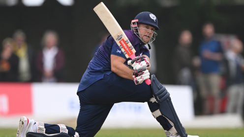 George Munsey bats in ODIs