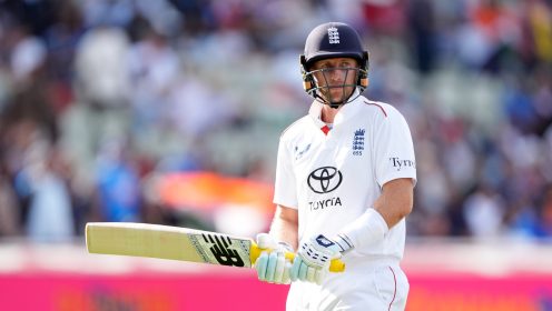 Joe Root bats in Test cricket
