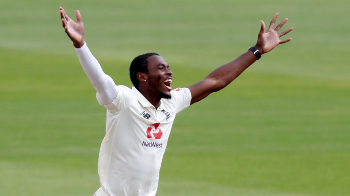 Jofra Archer celebrates