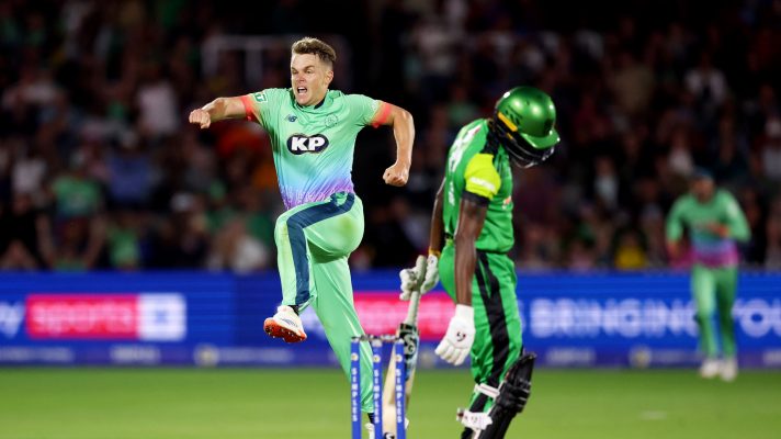 Sam Curran celebrates
