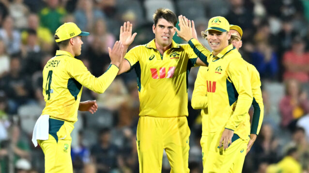 Australia celebrate