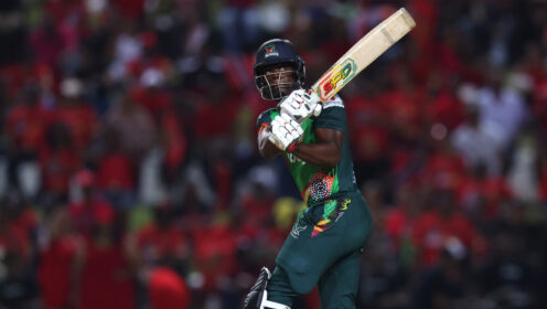 Andre Fletcher bats in CPL