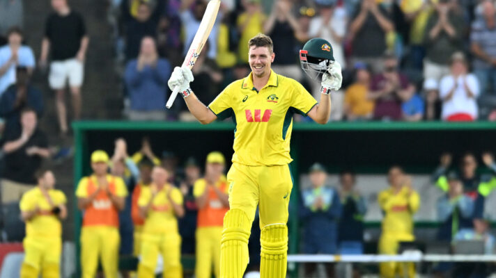 Cameron Green celebrates
