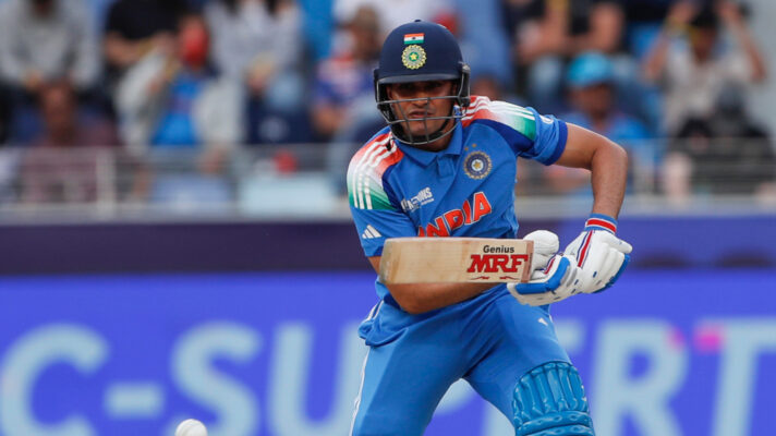 Shubman Gill bats in an ODI