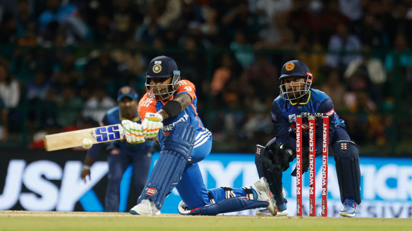 Suryakumar Yadav sweeps