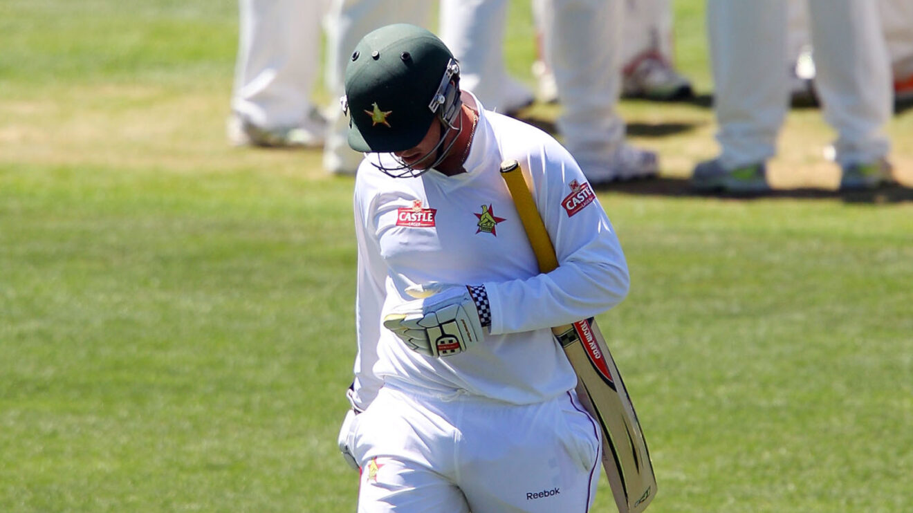 Brendan Taylor walks