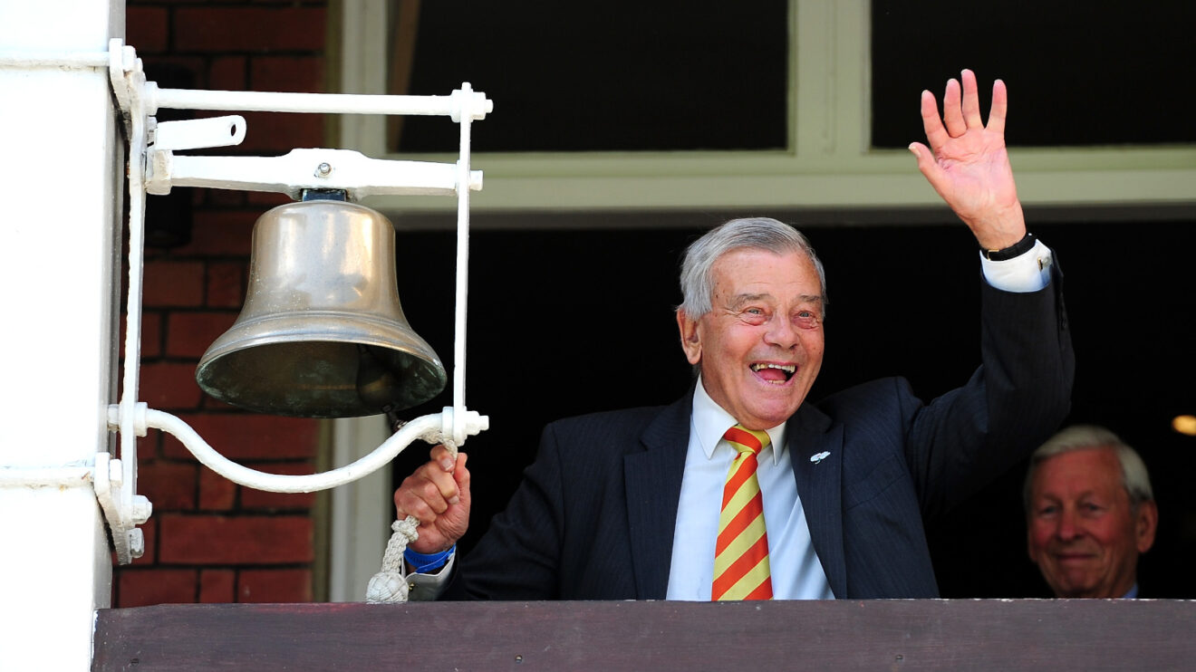 Dickie Bird smiles