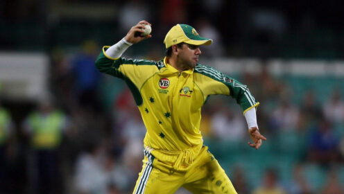 Ricky Ponting run-out