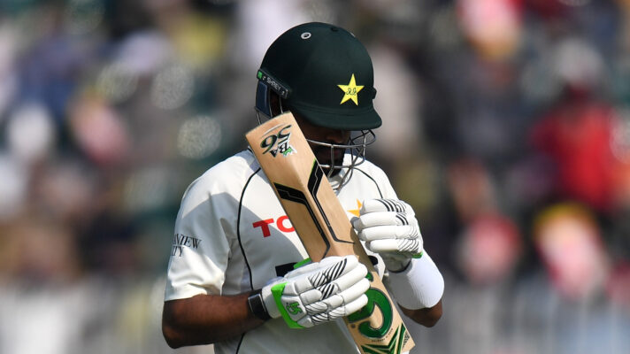Babar Azam walks