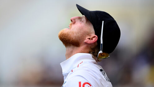 Ben Stokes unhappy