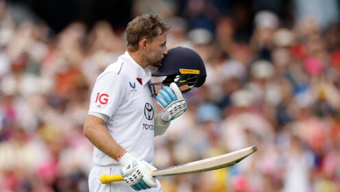 Joe Root in Ashes