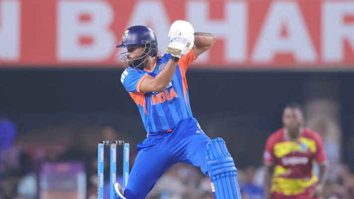 Shreyas Iyer, captain of India, plays during the second T20 international cricket match between India and the West Indies at the JSCA International Stadium Complex in Ranchi, India, on October 9, 2026. (Photo by Shubhajit Roy Karmakar/NurPhoto via Getty Images) cricket